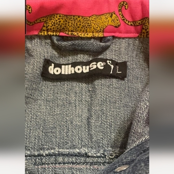 Dollhouse Women's Blue Denim Jacket Large - Picture 3 of 6